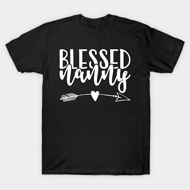 Blessed Nanny T-Shirt by teevisionshop